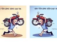 Xe xăng chạy ra, xe điện chạy vô...