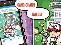 Đại gia khoe giàu bị bóp tương tác