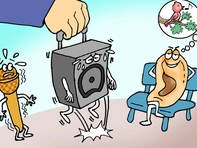 Hát karaoke có thể bị tịch thu phương tiện gây tiếng ồn