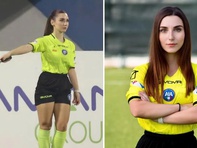 Mạng xã hội ‘dậy sóng’ với nữ trọng tài biên xinh đẹp ở Ý