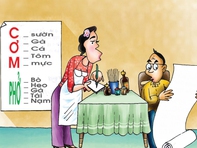 Ăn cơm với muối cho lành