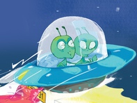 UFO học được chiêu che biển số