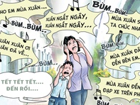 Biệt đội karaoke khu phố xin kính chào xuân mới