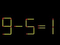 Thử tài IQ: Di chuyển một que diêm để 9-5=11 thành phép tính đúng