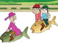 Ông Táo chạy xe ôm công nghệ