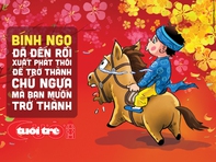 Mã Tiểu Dã chúc mừng năm mới Bính Ngọ