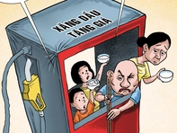 Xăng dầu tăng giá, gắp miếng cá cũng gian nan