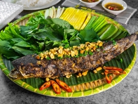 Cá lóc nướng trui