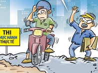 Bài thi sát hạch không ướt giày