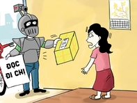 Làm shipper cũng phải... dùng mưu