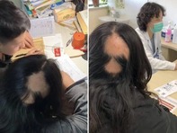 Mẹ hói cả đầu khi dạy con học