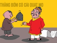 Năm nào cũng thấy phú ông dụ thằng Bờm đổi quạt mo