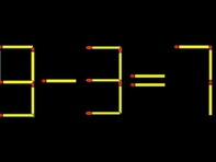 Thử tài IQ: Di chuyển một que diêm để 9-3=7 thành phép tính đúng