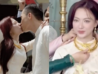 'Bé' Xuân Nghi 'vàng đeo trĩu cổ' trong ngày cưới kỹ sư công nghệ