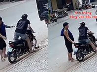 Chồng suýt bị vợ mắng oan vì chiếc xe 'bỗng dưng' bị ngã
