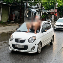 Con rể nằm lên kính chắn gió ô tô do bố vợ lái: Cả hai bị khởi tố