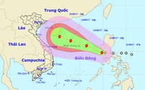 Bão trái quy luật đe dọa các tỉnh Bắc bộ