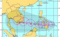 Bão Tembin tiến nhanh hướng Biển Đông, gió giật cấp 12