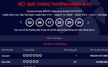 Người trúng 105 tỉ đồng của Vietlott vẫn bặt vô âm tín
