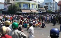 Dân phản đối dự án thủy sản, quốc lộ 1 kẹt hơn 7 tiếng