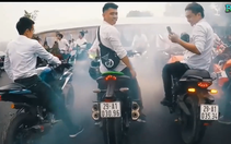 Video clip thanh niên chơi ngông với môtô ở Hà Nội gây bức xúc