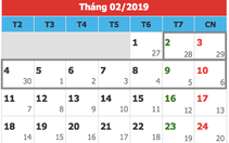 Đề xuất hoán đổi ngày làm để Tết Nguyên đán 2019 nghỉ 9 ngày