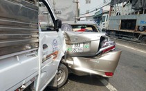 5 ôtô tông liên hoàn, quốc lộ 1A kẹt xe gần 2 giờ