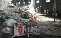 Sập giàn giáo công trình siêu thị mini làm 1 người chết