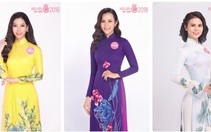 Thí sinh Hoa hậu Việt Nam duyên dáng trong tà áo dài