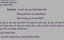 Bộ GD-ĐT: không có chuyện giới hạn kiến thức ra đề thi văn lớp 10