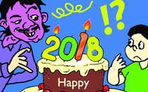 Khi bố tớ thổi đèn cầy