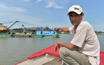 Lo sạt lở, hàng chục người dân phản ứng xáng cạp nạo vét cát
