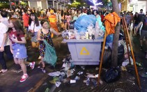 Giữ vệ sinh phố đi bộ Nguyễn Huệ khi có sự kiện