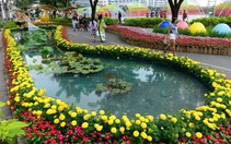 Tái hiện Nhà Bè xưa tại Hội hoa xuân Phú Mỹ Hưng 2018