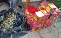 Bắt nghi phạm tàng trữ gần 90kg pháo