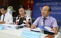'Quá oải hội phụ huynh, không cần đưa vào Luật Giáo dục'