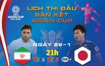 Lịch truyền hình Asian Cup 2019 ngày 28-1: 'chung kết sớm' Iran - Nhật