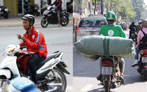 Grab, GoViet... vừa lái xe vừa bấm bấm sẽ bị thổi còi