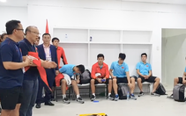 Video: HLV Park Hang Seo bày tỏ sự tự hào và căn dặn các cầu thủ trong phòng thay đồ