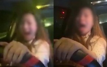 Nữ tài xế ôtô lạng lách, livestream gào thét dọa tông người đi đường giữa thủ đô