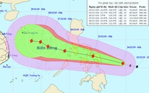 Bão Phanfone vào gần Biển Đông