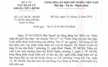 Yêu cầu cơ sở thẩm mỹ Linh Anh ngưng ngay quảng cáo khám, chữa bệnh