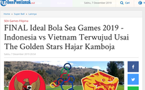 'Việt Nam thách đấu Indonesia trong trận chung kết SEA Games'