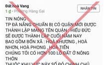 Tung tin giả, coi chừng bị phạt thật