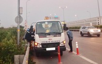 Tháo dải phân cách trên cao tốc TP.HCM - Long Thành - Dầu Giây