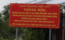 Xây kho xưởng trái phép trong dự án nhà ở ĐH Bách khoa