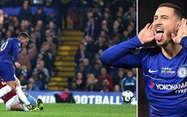 Hazard lóe sáng giúp Chelsea vươn lên hạng 3