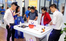 Bông hoa đá độc đáo thu hút khách tại triển lãm Vietbuild 2019
