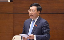 Phó thủ tướng Phạm Bình Minh lần đầu trả lời chất vấn trước Quốc hội