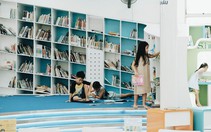 Tấm thẻ thư viện và không gian đầy ắp nụ cười